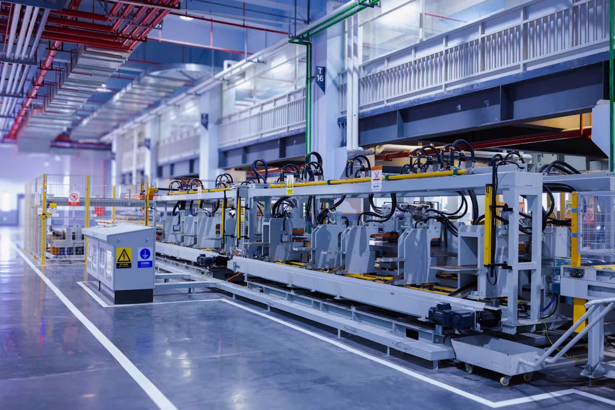 Usina solar instalada em galpão industrial de grande porte